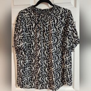 Penningtons, Size 1x, Black, white & Grey